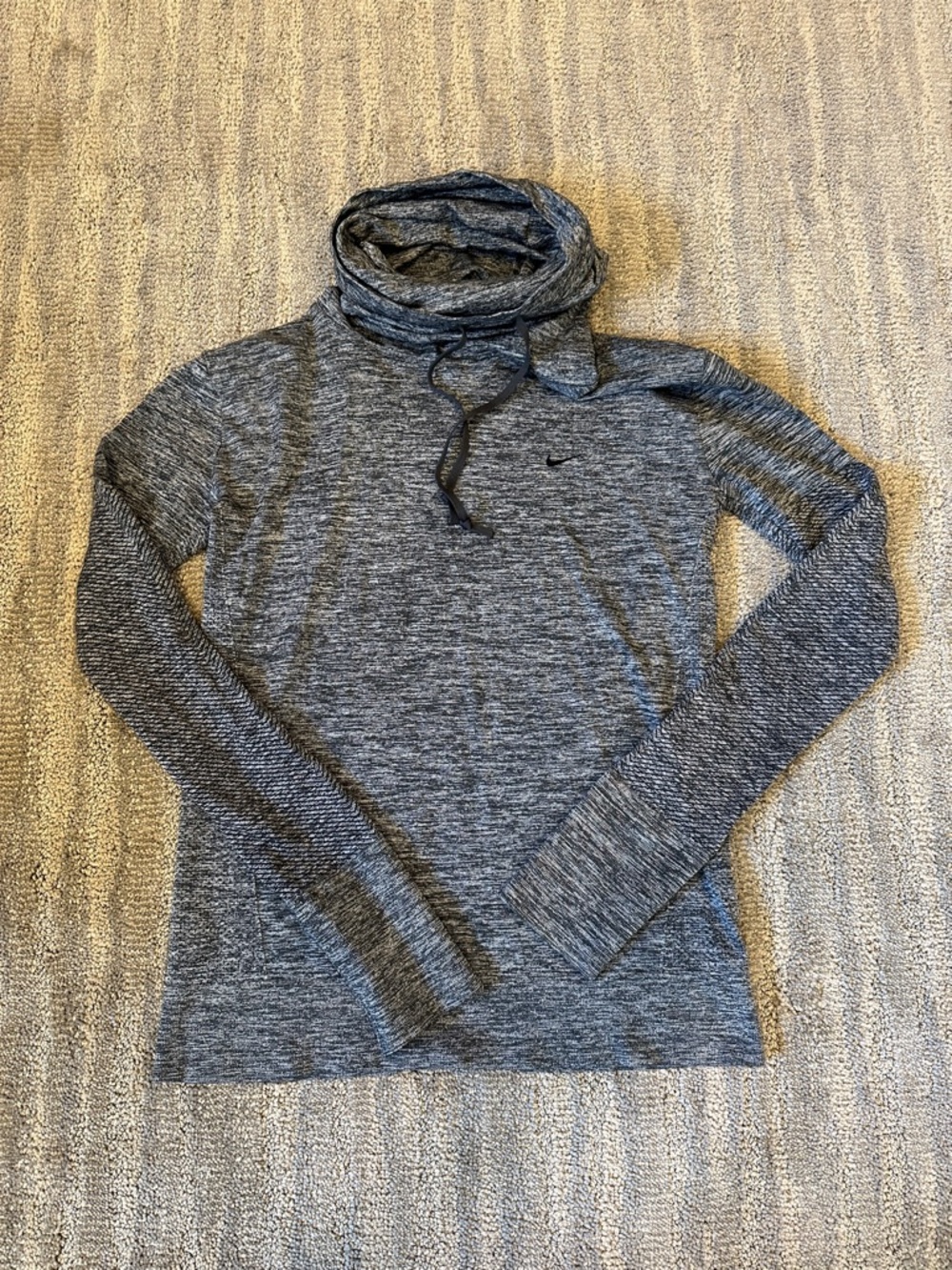 Nike Men’s Dark Gray Heather Turtleneck Sweater
